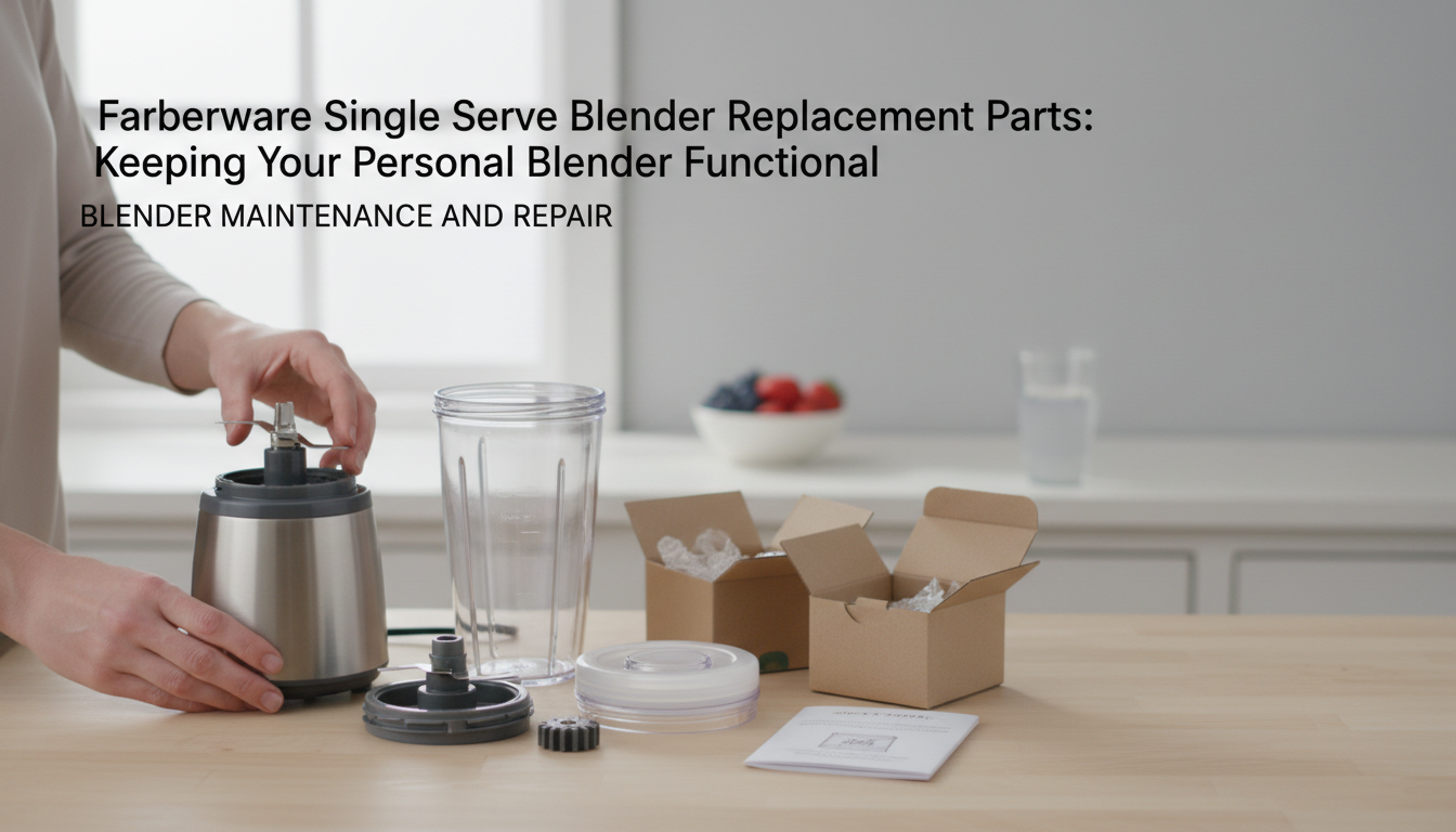 Farberware Single Serve Blender Replacement Parts: Keeping Your Personal Blender Functional
